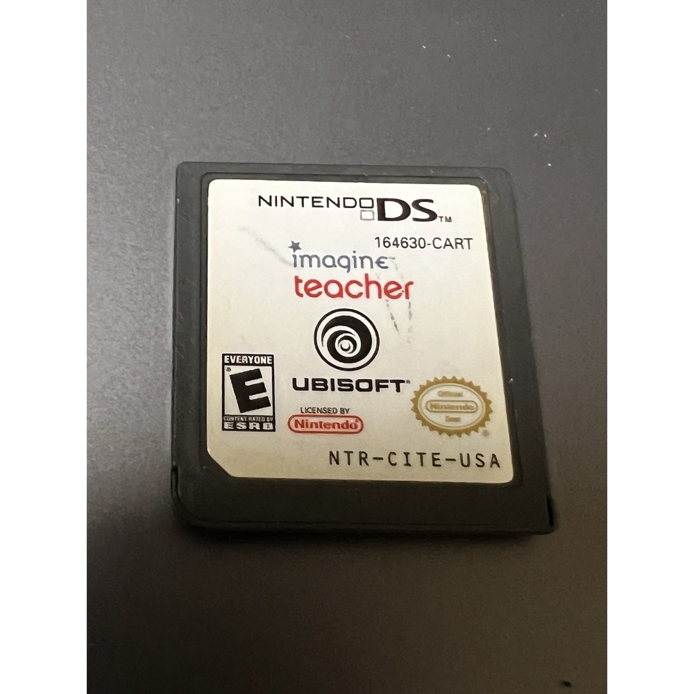 Imagine Teacher Nintendo DS Ubisoft NTR-CITE-USA Gray Game‎ Cartridge